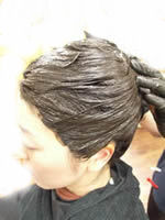 henna paste on hair